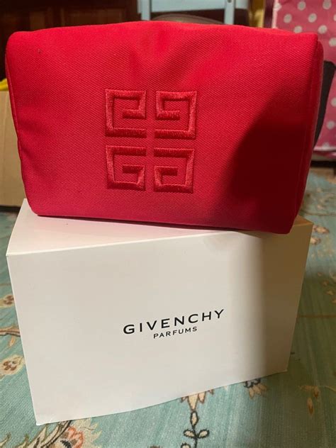 givenchy makeup bag red|givenchy denim bag.